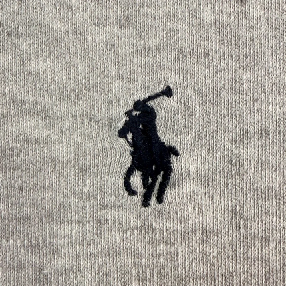 Polo‎ Ralph Lauren Turtleneck Men Large Grey Cotton USA Made Vintage Pony Logo